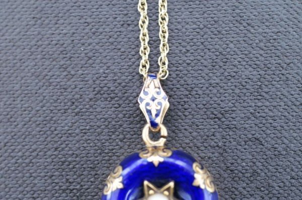 画像2: エナメル ロケットペンダントトップ    (2)