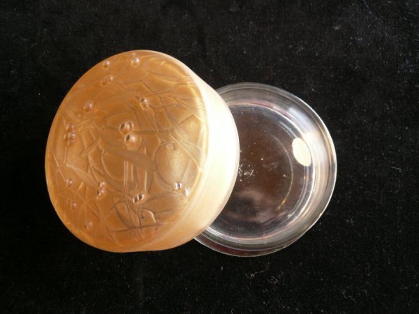 画像3: ラリック 宿り木紋蓋物 (3)