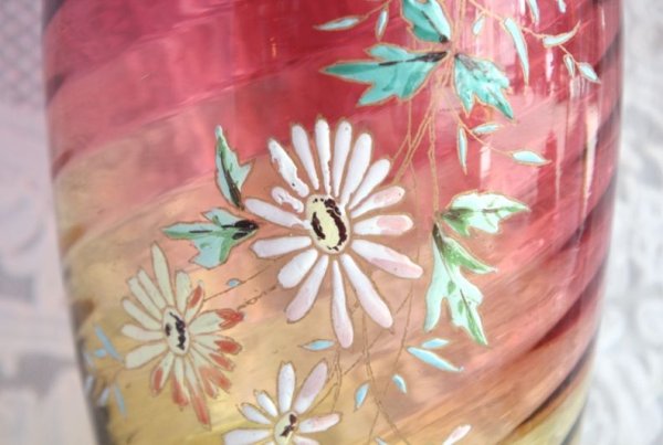 画像11: バカラ　エナメル彩の花瓶 (11)