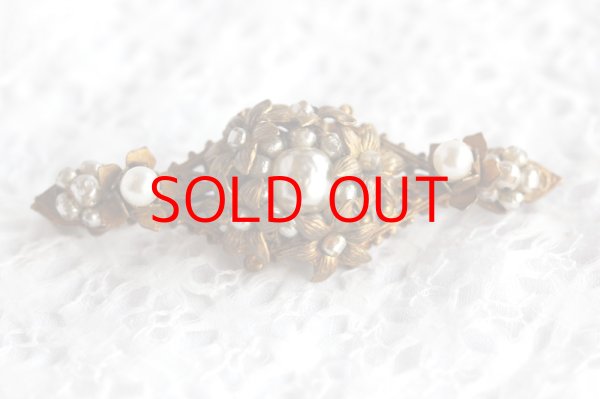 画像7: ミリアム・ハスケル　バー型ブローチ (7)