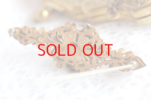 画像13: ミリアム・ハスケル　バー型ブローチ (13)