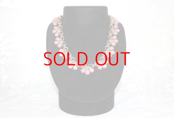 画像10: トリファリ　ピンクの花びらネックレス (10)