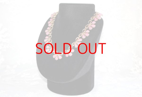 画像12: トリファリ　ピンクの花びらネックレス (12)