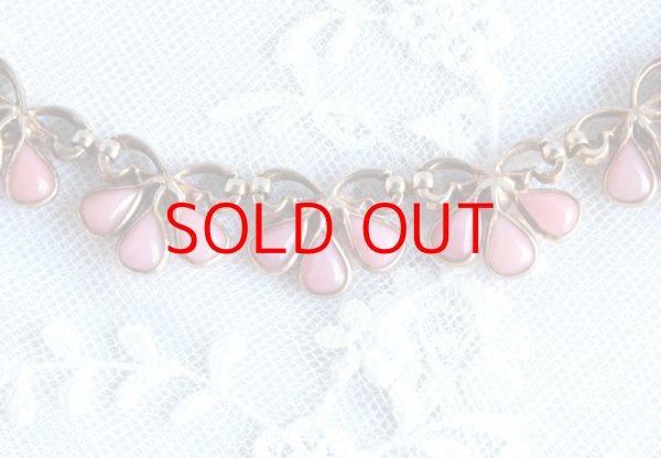 画像2: トリファリ　ピンクの花びらネックレス (2)