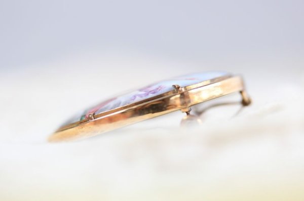 画像5: エンジェル 陶板ローチ・ペンダントトップ (5)