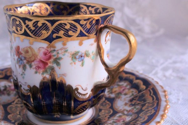 画像9: スタッフォードシャー カップ&ソーサー (9)