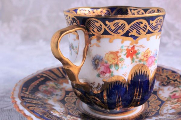 画像10: スタッフォードシャー カップ&ソーサー (10)