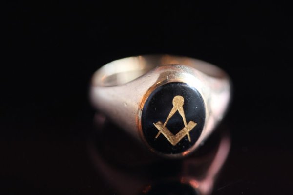 画像2: フリーメイソンリング (2)