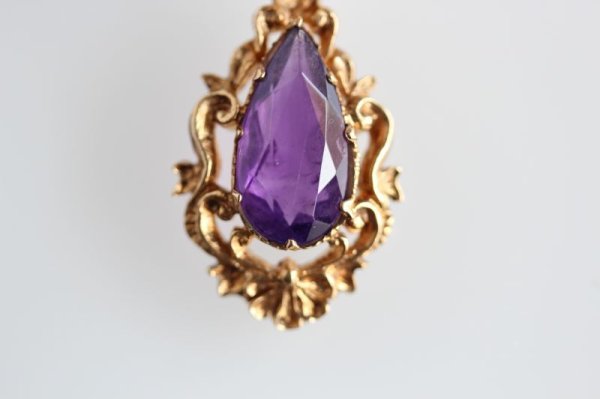 画像7: アメシストのピアス (7)