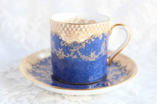 画像4: クラウン スタッフォードシャー　デミタスカップ＆ソーサー　ペア (4)