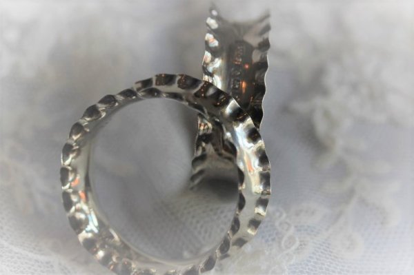 画像5: スターリングシルバー ナフキンリング2個セット (5)