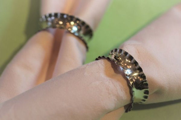 画像8: スターリングシルバー ナフキンリング2個セット (8)