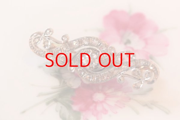 画像4: ダイヤモンドプラチナブローチ (4)