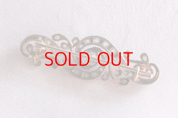 画像8: ダイヤモンドプラチナブローチ (8)