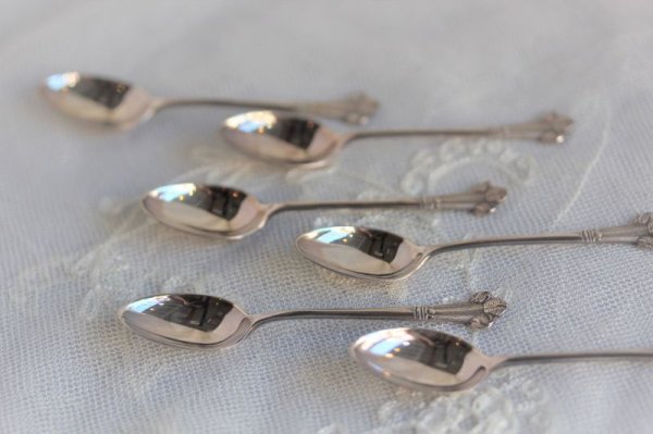 画像7: フェザー　スターリング　カトラリーセット (7)