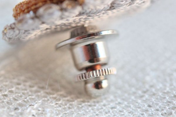 画像5: 王冠のピンブローチ (5)