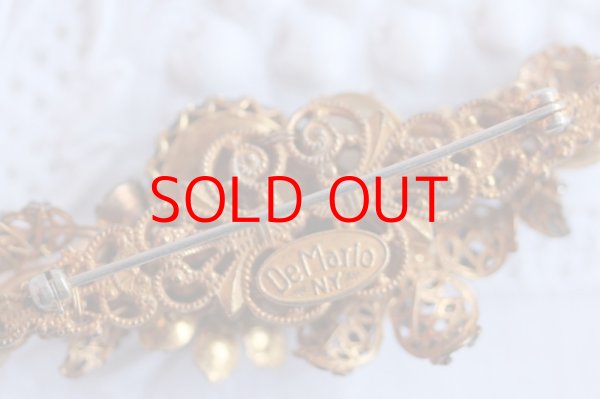 画像11: デ マリオ　グリーンのブローチ (11)