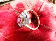 画像3: 赤いルビーとダイヤモンドのリング (3)