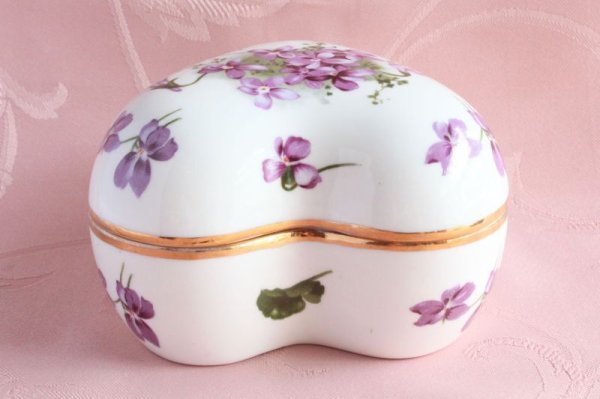 画像7: ハマースレイ　すみれの蓋物 (7)