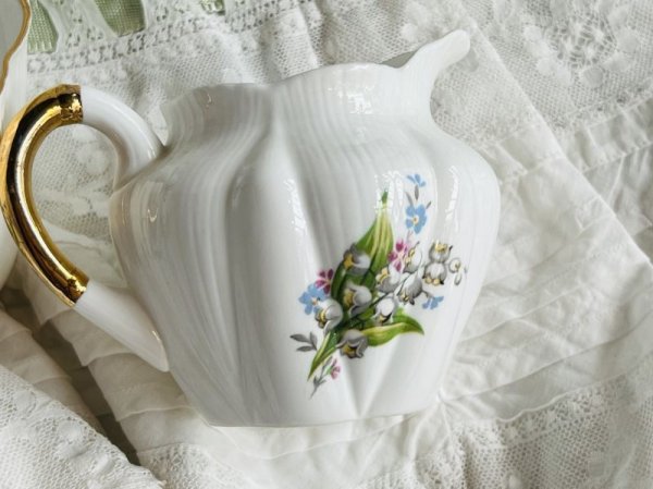 画像14: シェリー鈴蘭5客トリオセット (14)