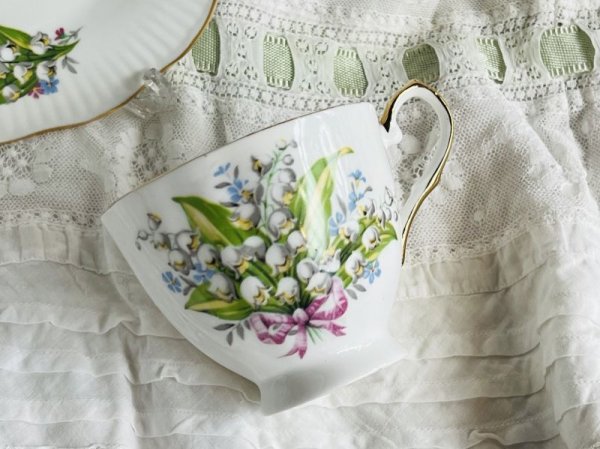 画像3: シェリー鈴蘭5客トリオセット (3)