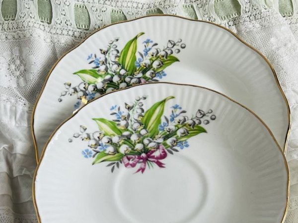 画像10: シェリー鈴蘭5客トリオセット (10)