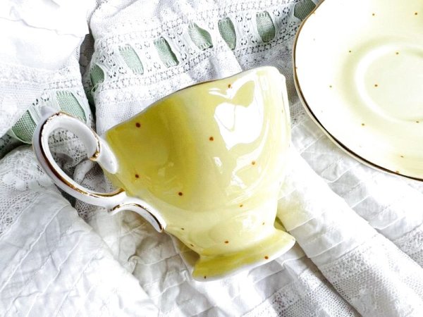 画像5: Royal Albert レモンイエロー6客トリオセット (5)