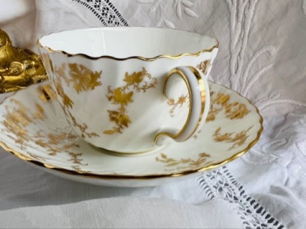 画像4: ミントン 金彩のティートリオ6客 (4)