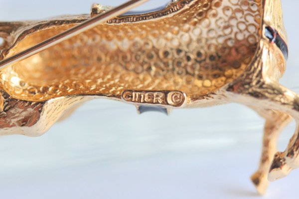 画像10: サイナー　馬のブローチ (10)