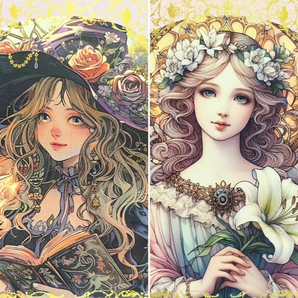 画像1: 魔女っ子講座 2025 ♡ ダブルデッキで占うルノルマン (1)