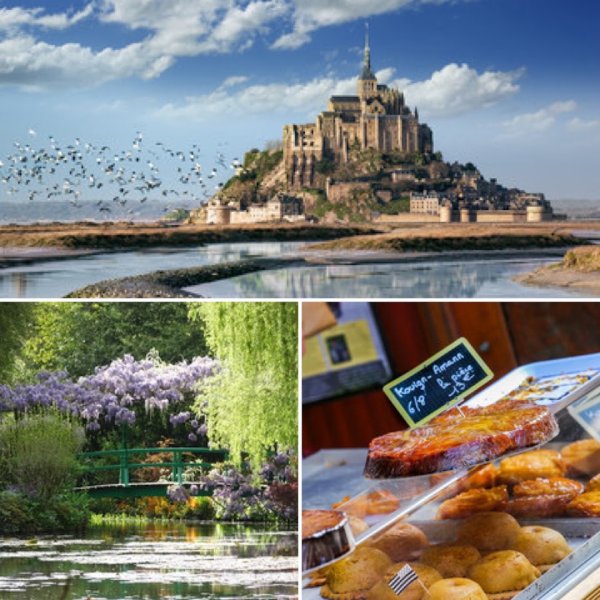 画像1: オンライン（ZOOM）アンティーク＆スイーツで旅する フランスの美しい地方とお城　ブルターニュ大公城と世界遺産のモン・サン・ミッシェル、バターのお菓子と共に (1)