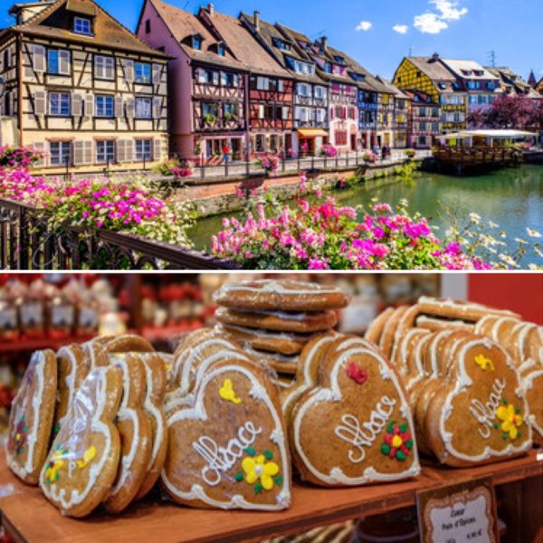 画像1: アンティーク＆スイーツで旅する フランスの美しい地方とお城　アルザスの美しい村・美しい街とマルシェ・ド・ノエルのお菓子 (1)