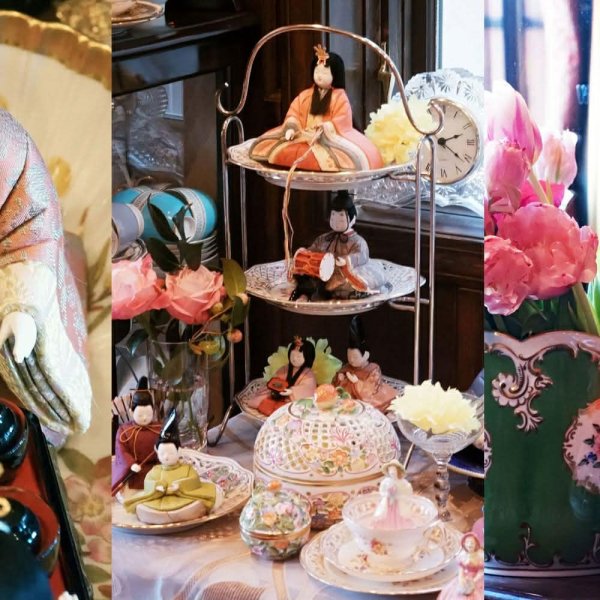 画像1: ひな祭り　西洋陶磁器と漆を愉しむランチ (1)