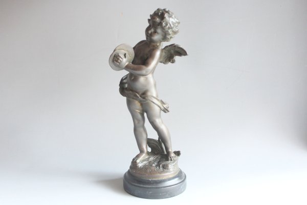 画像1: クピドのブロンズ像 (1)