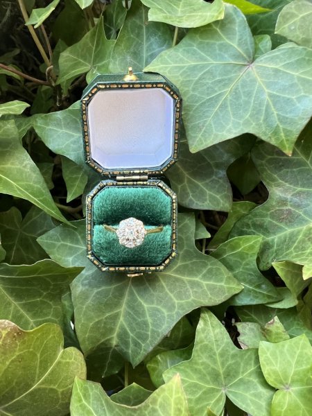 画像5: クラスターダイヤモンドリング (5)