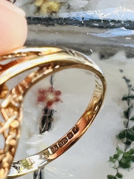 画像5: カボションガーネットリング (5)