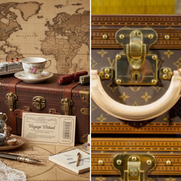 画像1: 世界を旅して、五感で感じる数々の銘品とスイーツ　ルイ・ヴィトンのマルで知る、ベル・エポック期のヴォワイヤージュ (1)