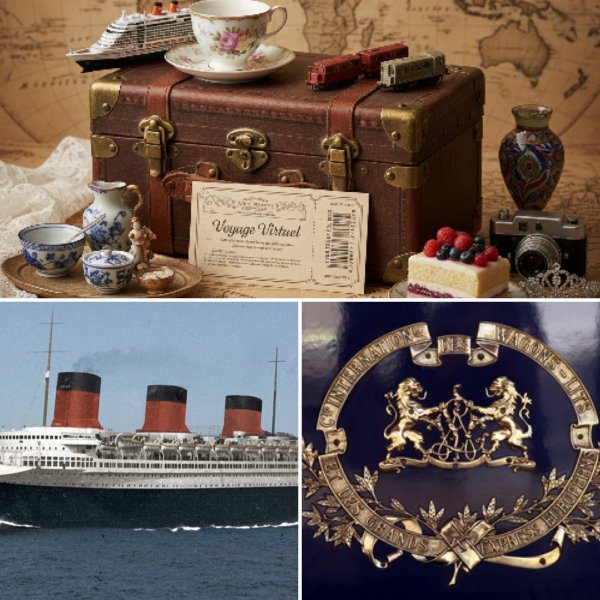 画像1: オンライン（ZOOM）世界を旅して、五感で感じる数々の銘品とスイーツ　動く宮殿へ　オリエント急行、ノルマンディ号の華麗なる装飾品 (1)