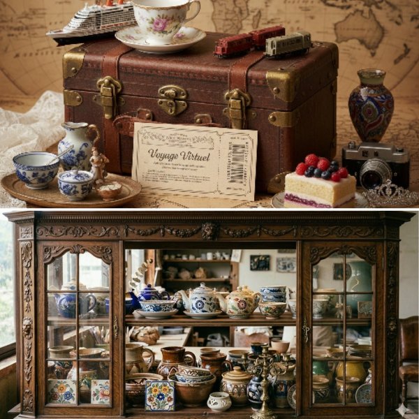 画像1: オンライン（ZOOM）世界を旅して、五感で感じる数々の銘品とスイーツ　世界の陶磁器の旅　ヨーロッパの知られざる窯からベトナム陶器まで (1)