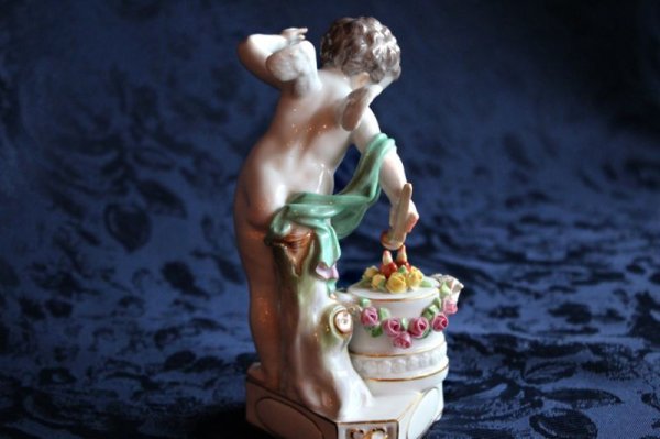 画像6: マイセン 天使人形(「箴言の天使」シリーズより) (6)