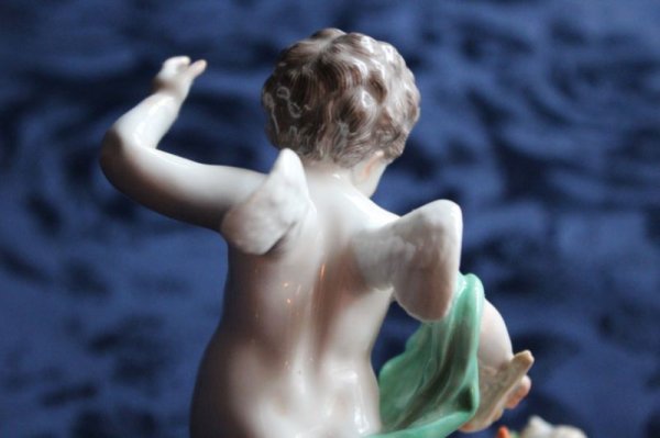 画像7: マイセン 天使人形(「箴言の天使」シリーズより) (7)