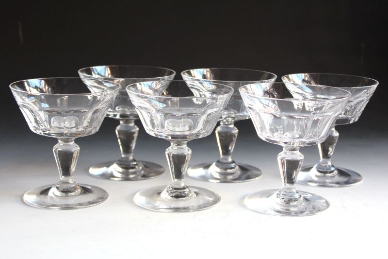 バカラ シャンパングラス６脚セット Antiques Violetta