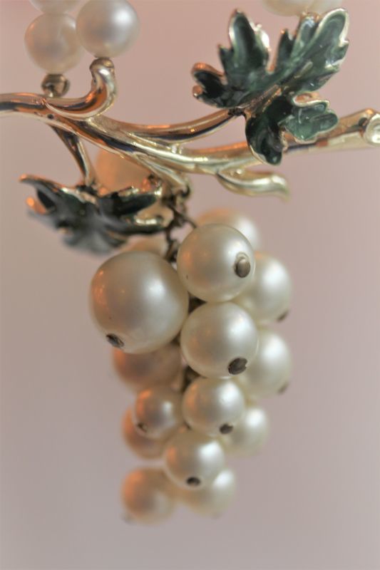 コロ パール葡萄のネックレス Antiques Violetta