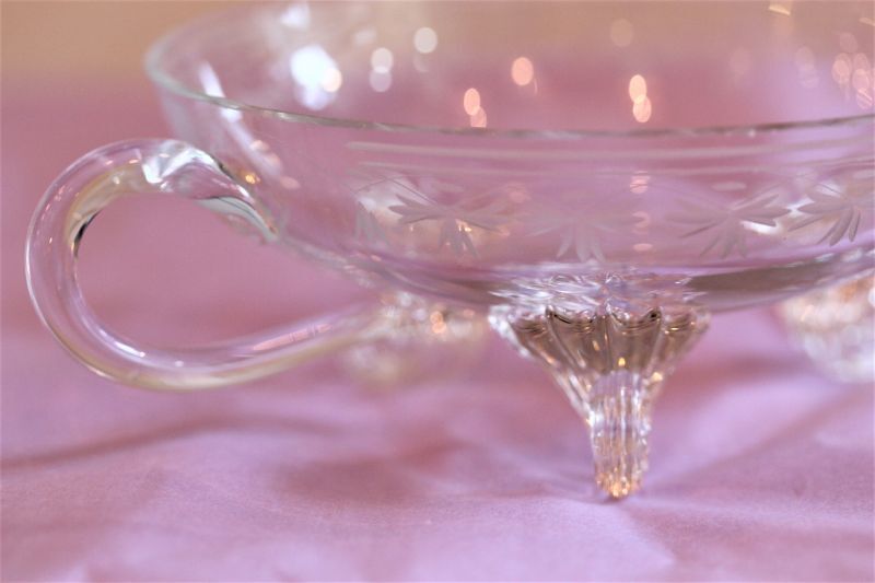 デザートグラス脚付き 3個セット Antiques Violetta